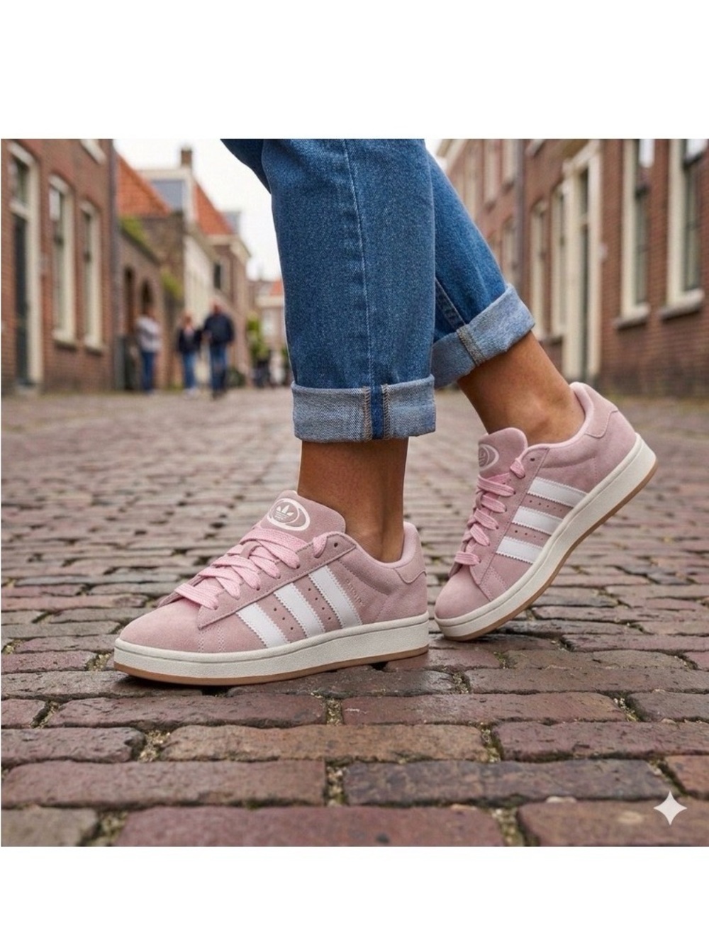 Adidas Campus 00s PS Big Girls Shoes Color Pink White Originals Size 2 NWT